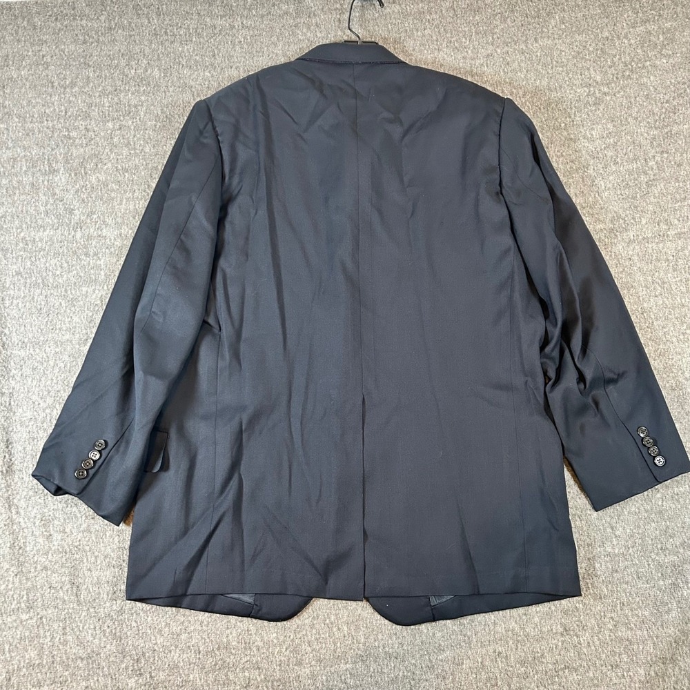 Oxxford Clothes Neiman Marcus Renaissance N3 Navy Super 100s Wool Blazer 44R Men - Picture 6 of 11
